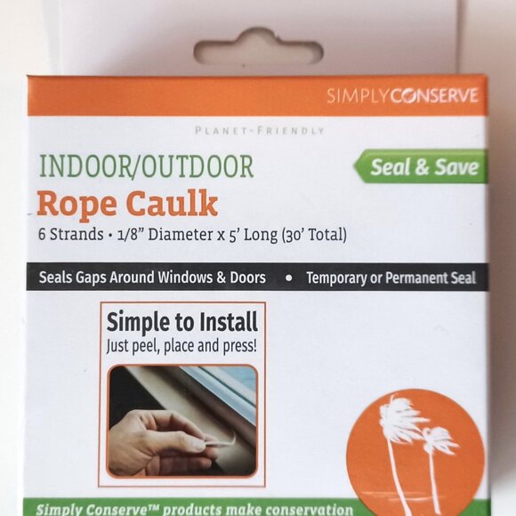 Simply Conserve Rope Caulk and Switch and Outlet Insulating Sealers New - Picture 3 of 6